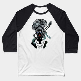 Strong lady Warrior Baseball T-Shirt